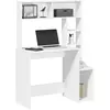 Vidaxl - Bureau avec étagères blanc 100x45x140 cm bois d'ingénierie
