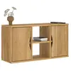 Meuble tv odda 79x24x40 cm bois massif pin - Vidaxl