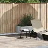 Table basse de jardin rectangulaire marron 40x40x37 cm rotin - Vidaxl