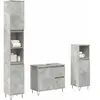 Vidaxl - Ensemble de meubles de salle de bain 3 pcs gris béton