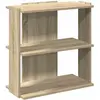 vidaXL Vidaxl Bibliothèque À 3 Niveaux Chêne Sonoma 60x30x60 Cm