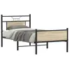 Cadre de lit sans matelas chêne sonoma 80x200 cm vidaXL