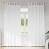 vidaXL Rideaux avec des rideaux 2 pcs Blanc pur 260 x 140 cm Polyester