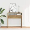 Vidaxl - Table console chêne artisanal 78x30x80 cm bois d'ingénierie