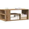 vidaXL Table d'appoint chêne artisanal 100x50x40 cm bois d'ingénierie