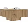 Vidaxl - Table basse chêne artisanal 60x60x31,5 cm bois d'ingénierie