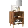 vidaXL Table de chevet vieux bois 40x30x50 cm bois d’ingénierie