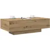 vidaXL Table basse chêne artisanal 100x49,5x31 cm bois d'ingénierie