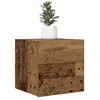 Vidaxl - Meuble tv mural vieux bois 30,5x30x30 cm