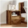 Vidaxl - Table de chevet vieux bois 40x40x50 cm bois d'ingénierie