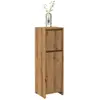 Vidaxl - Armoire de bain chêne artisanal 30x30x95 cm bois d'ingénierie