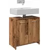 Armoire lavabo de salle de bain vieux bois 60x33x60 cm Vidaxl