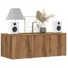 Vidaxl - Meuble tv chêne artisanal 80x34x30 cm bois d'ingénierie
