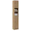 vidaXL Armoire de salle de bain chêne artisanal 32x25,5x190 cm 856049