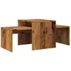 vidaXL Table basse vieux bois 100x48x40 cm bois d'ingénierie
