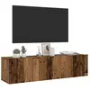 Vidaxl - Meuble tv mural vieux bois 120x30x30 cm bois d'ingénierie
