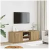 Vidaxl - Meuble tv chêne artisanal 120x34x37 cm bois d'ingénierie