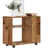 Table d'appoint vieux bois 70x35x55 cm bois d'ingénierie vidaXL