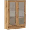 vidaXL Bibliothèque chêne artisanal 82,5x30,5x115 cm bois d'ingénierie