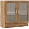vidaXL Bibliothèque chêne artisanal 82,5x30,5x80 cm bois d'ingénierie