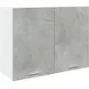 vidaXL Armoire suspendue Gris béton 80x31x60 cm Aggloméré