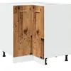 vidaXL Armoire de cuisine vieux bois 75,5x75,5x81,5 cm bois ingénierie