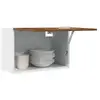vidaXL Armoire suspendue vieux bois 60x31x40 cm bois d'ingénierie