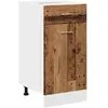 vidaXL Armoire de plancher à tiroir vieux bois 40x46x81,5 cm