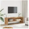 vidaXL Meuble TV chêne artisanal 120x40x40 cm bois d'ingénierie