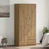 Vidaxl - Garde-robe chêne artisanal 80x52x180 cm bois d'ingénierie
