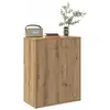 Vidaxl - Buffet chêne artisanal 60x30x75 cm bois d'ingénierie