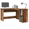 Vidaxl - Bureau d'angle vieux bois 120x140x75 cm bois d'ingénierie