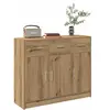 vidaXL Vidaxl Buffet Chêne Artisanal 91x28x75 Cm Bois D'ingénierie