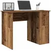 vidaXL Vidaxl Bureau Vieux Bois 100x55x75 Cm Bois D'ingénierie