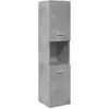 vidaXL Armoire de salle de bain suspendue gris béton bois d'ingénierie