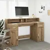 Vidaxl - Bureau Avec Lumières Led Chêne Artisanal Bois D'Ingénierie