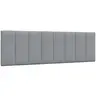 vidaXL Vidaxl Coussin De Tête De Lit Gris Clair 160 Cm Tissu