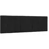 vidaXL Vidaxl Coussin De Tête De Lit Noir 160 Cm Tissu