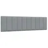 vidaXL Vidaxl Coussin De Tête De Lit Gris Clair 180 Cm Tissu