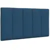 vidaXL Vidaxl Coussin De Tête De Lit Bleu 90 Cm Tissu