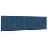 vidaXL Vidaxl Coussin De Tête De Lit Bleu 180 Cm Tissu