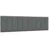 vidaXL Vidaxl Coussin De Tête De Lit Gris Foncé 180 Cm Tissu