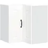 vidaXL Armoire murale d'angle de cuisine Kalmar blanc bois ingénierie