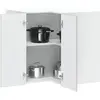 vidaXL Armoire murale d'angle de cuisine Kalmar sonoma gris