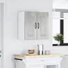 vidaXL Armoire murale de cuisine Kalmar gris béton bois d'ingénierie