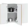 vidaXL Armoire murale d'angle de cuisine Kalmar vieux bois