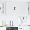 vidaXL Armoires murales de cuisine 2pcs Kalmar blanc bois d'ingénierie