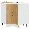vidaXL Armoire d'angle de cuisine Kalmar chêne artisanal