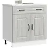 vidaXL Armoire de cuisine Kalmar sonoma gris bois d'ingénierie