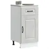 vidaXL Armoire de cuisine Kalmar gris béton bois d'ingénierie